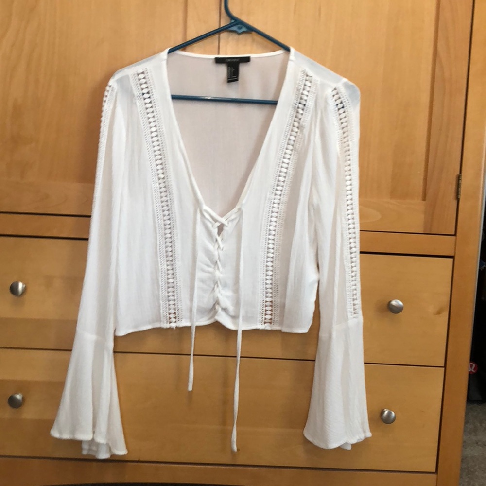 Bell-Sleeve Blouse F21